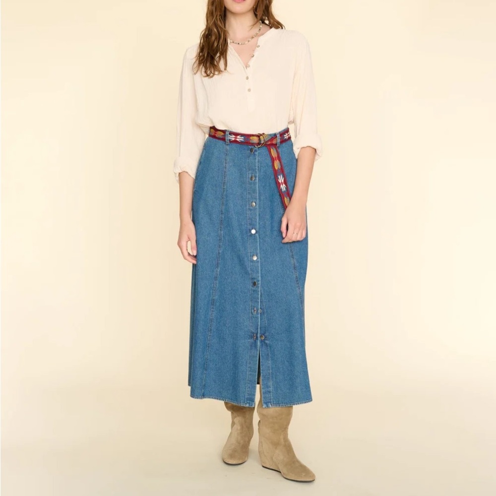 NWT XiRENA Nightingale Spence Denim Skirt SOLD OUT